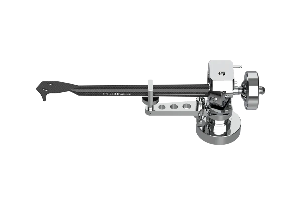 Pro-Ject EVO CA Premium Tonarm - Hochglanz Silber / 9 Zoll gerade - Plattenspieler Tonarm