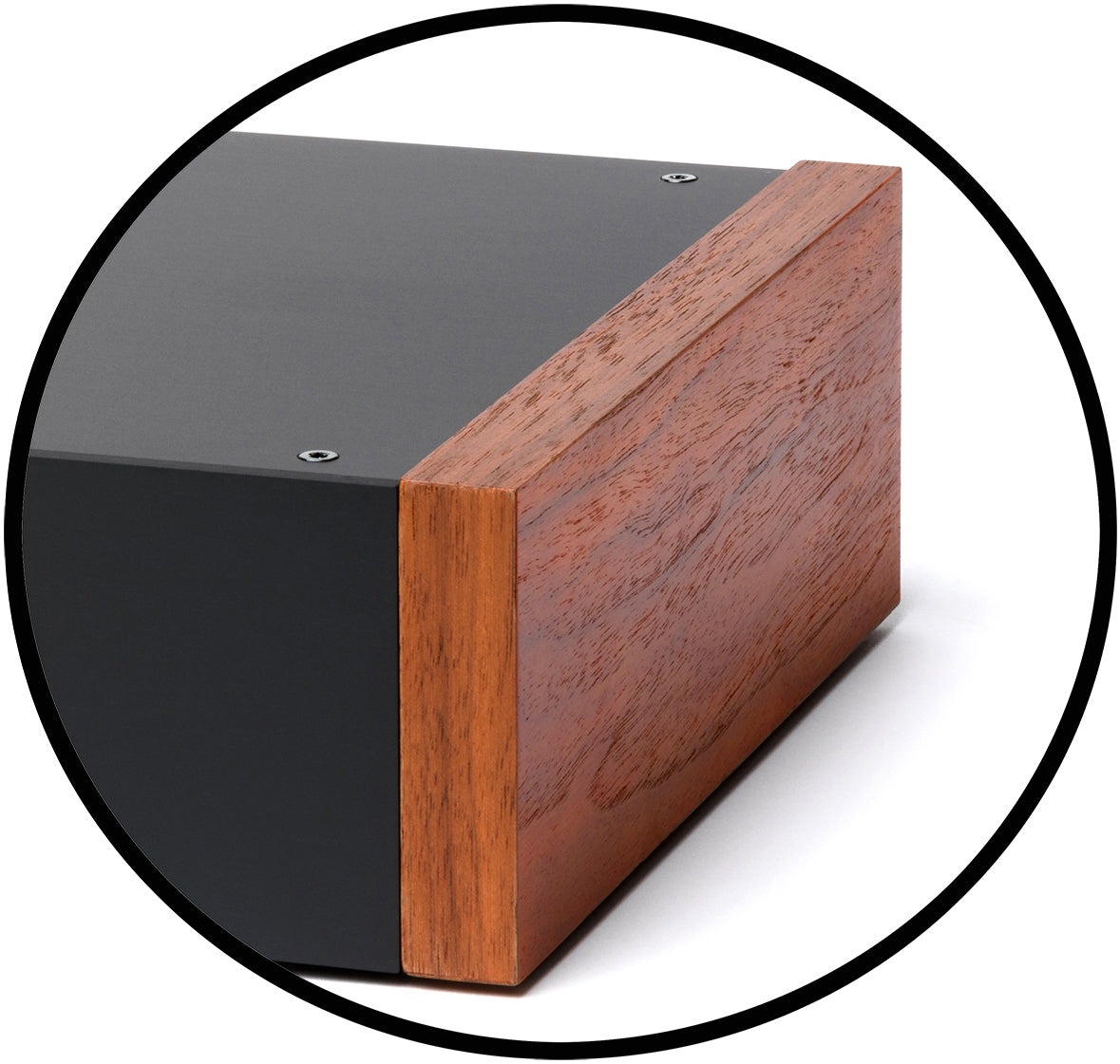 Pro-Ject Seitenwangen DS2/DS3, Rosenholz, Paar