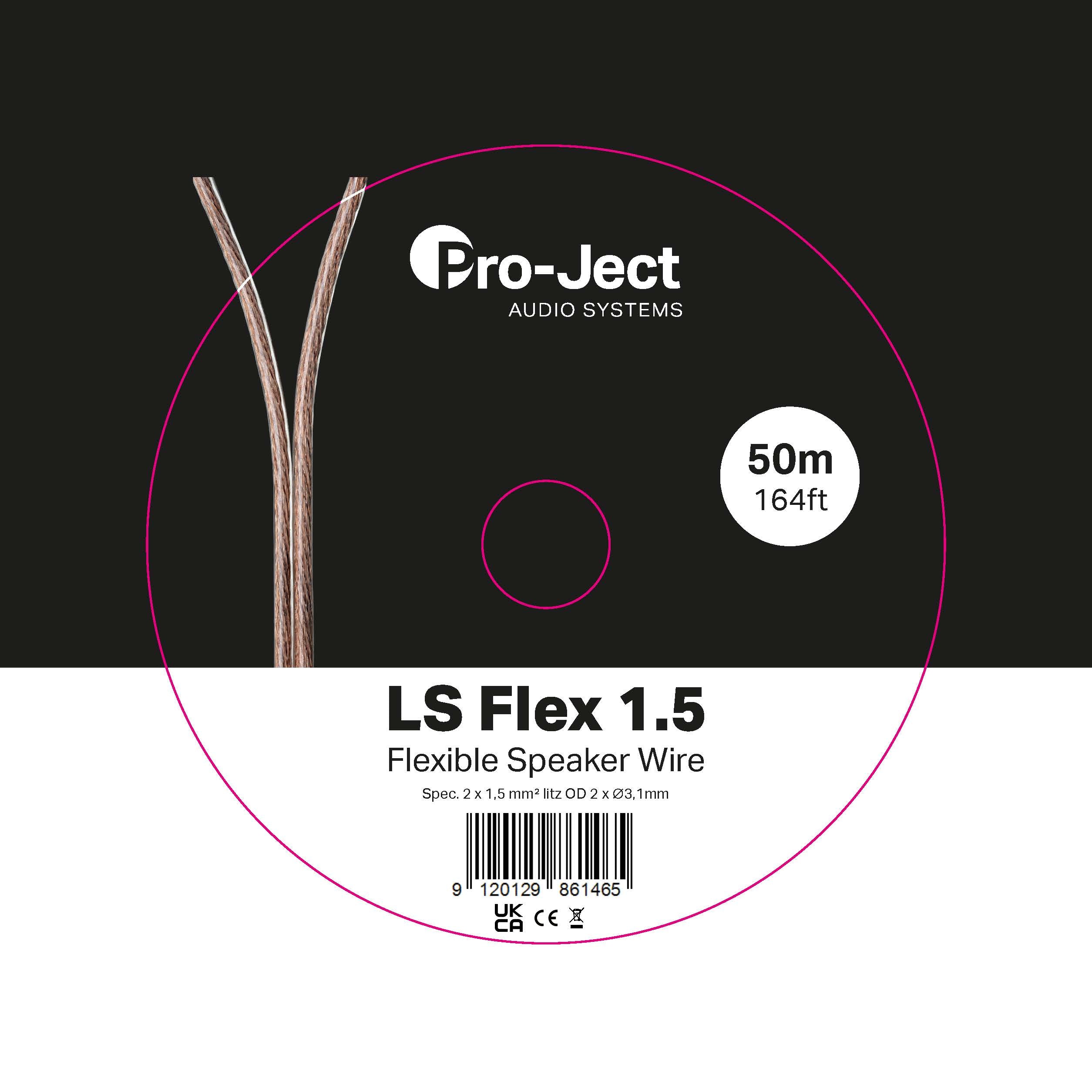 Pro-Ject Connect it Line E, LS Flex Spule