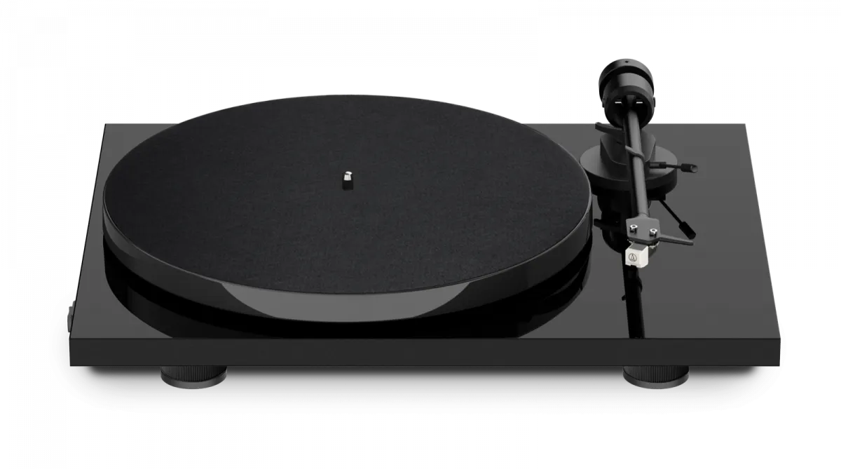 Pro-Ject E1 Phono - hochglanz schwarz - Plattenspieler